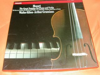 Grumiaux Klien Mozart “great Violin Sonatas” 5 Lp Box Ed1 Philips Digital Nm