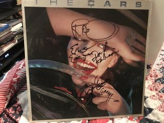 The Cars Signed Debut Lp By All 5 W/ Ben Orr In Person Look At Pics
