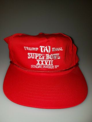 Vintage Trump Taj Mahal Bowl Hat.  Great Shape