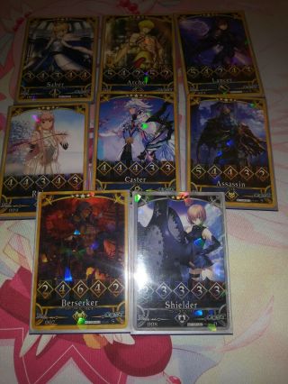 Fate Grand Order Duel Anime Expo Cards Complete Set.
