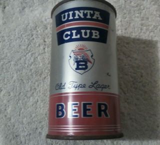 Uinta Club Irtp Flat Top Beer Can O\i
