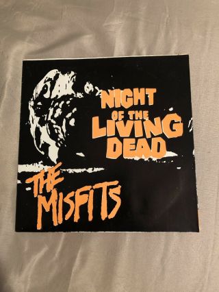 Misfits - Night Of The Living Dead 7” Vinyl 1st Press Punk Danzig