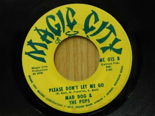 Mad Dog and the Pups 45 Look Into My Eyes bw Please Dont Let Me Go on Magic City 2