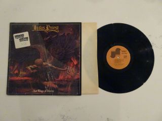 Vg,  /nm - Gorgeous Judas Priest Sad Wings Of Destiny Lp Janus Press In Shrink
