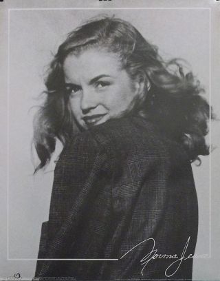 Norma Jean 22x28 Sport Jacket Poster 1987/88 Marilyn Monroe