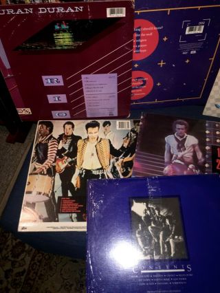 1980 ' s Vinyl Rock Pop LPs U2 Joan Jett Adam Ant Duran Duran K - Tel Go - Go ' s Devo 3