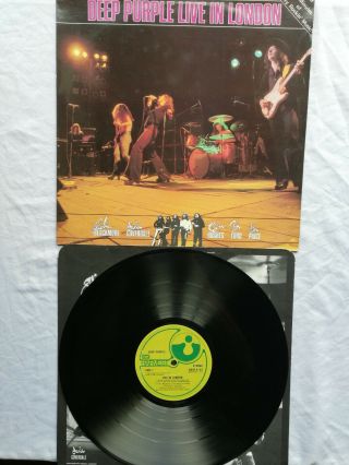 Deep Purple ‎– Live In London - Shsp 4124 - Vinyl,  Lp - 1st Press