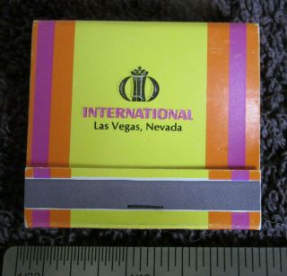 " International Hotel " (not Hilton) Las Vegas Casino Matchbook W/ Matches - Full