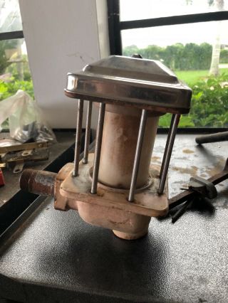 Old Gas Pump Visi Gauge Sight Glass