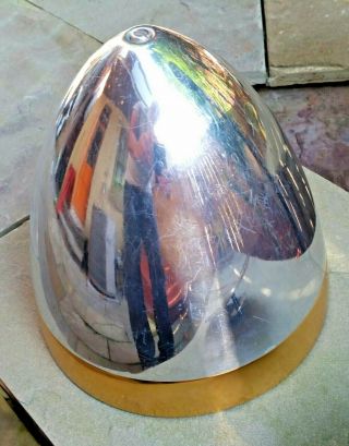 RETRO ATOMIC SPACE AGE 1960 ' S CHROME COPPER AND BLACK BULLET ICE BUCKET 7