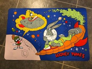 Vintage Looney Tunes Marvin The Martian Bugs Bunny Place Mat