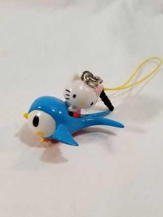 Tokidoki X Hello Kitty Blue Bird Sparrow Frenzie Key Chain Figurine