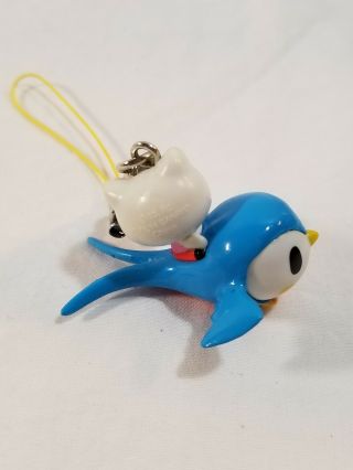 Tokidoki x hello kitty blue bird sparrow frenzie key chain figurine 2