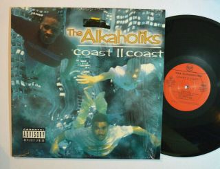 Rap Lp - Tha Alkaholiks - Coast Ii Coast 2xlp 1995 Loud Og Hip Hop Vg,