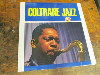 John Coltrane Coltrane Jazz Lp Atlantic Mono 60s Jazz Vg,  Red Purple