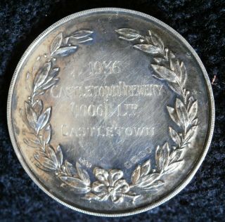 Brewers & Allied Traders International Exhibition Sterling Silver Medallion 1936 3