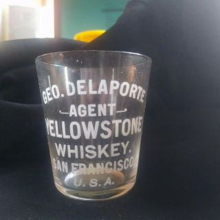Yellowstone Whiskey Delaporte Agent San Francisco Pre Pro Shot Glass