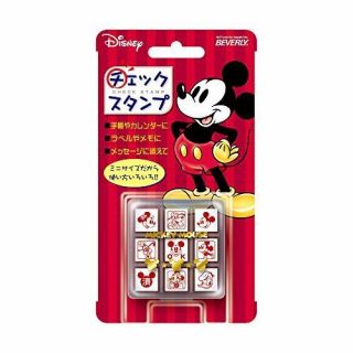 Mickey Mouse Mini Rubber Stamp Set Ck9 - 001 Teacher Check Stamp