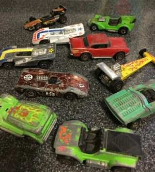 25 hot wheels,  red lines,  real riders,  mustang,  Ferrari,  firebird,  some very rare 7