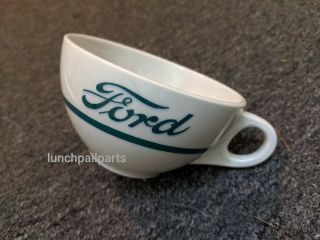 Nos Rare Ford Rotunda Coffee Cup Executive Dining Room Fomoco Dearborn Assembly