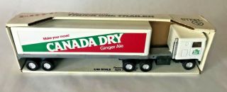 Old Stock Still Vintage Ertl Canada Dry Semi Truck 1/48 Scale