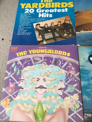 4 X Vinyl Albums The Yardbirds Wishbone Ash The Youngblood’s Tubular Bells 2