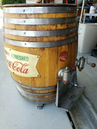 Coke And Hires 1940s Barrel