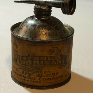 Vintage Household Lubricant Can Standard Oil Petroliana