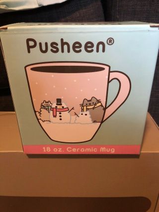 Pusheen The Cat Winter 2017 Subscription Box 18 Ounce Ceramic Mug Exclusive
