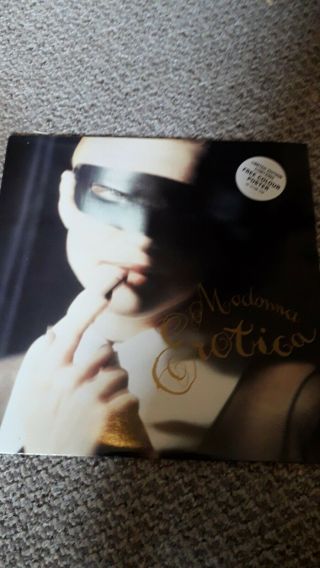 Rare Madonna Erotica 12inch Vinyl With Poster