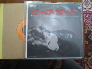David Bowie Japanese 7 Vinyl Be My Wife /speed Of Life