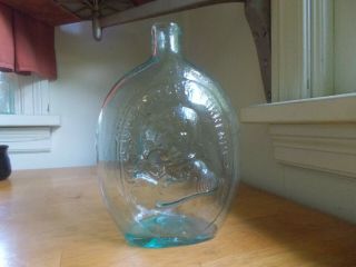 1850s Open Pontil Quart Washington Taylor Dyottville Glassworks Historical Flask