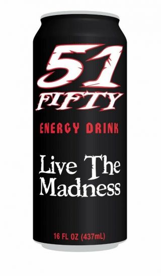 51 Fifty Energy Drink - 16 Oz.  - 24 Cans/case