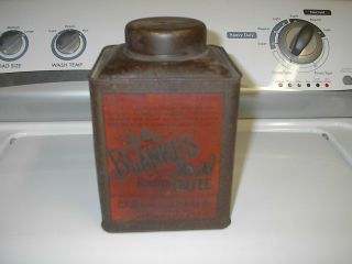 Vintage Blanke ' s Mojav Coffee Tin C.  F.  Blanke Tea & Coffee St Louis Mo.  Missouri 2