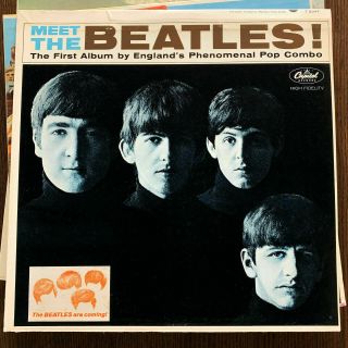 The Beatles Meet The Beatles 1964 Promo Issue With Capitol Records Red Ink Stamp