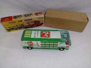 RARE 1960 Taiyo 7 UP Delivery Truck with BOX VERY 2