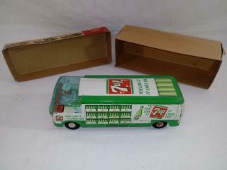 RARE 1960 Taiyo 7 UP Delivery Truck with BOX VERY 3