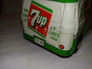 RARE 1960 Taiyo 7 UP Delivery Truck with BOX VERY 8