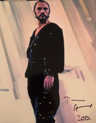 Terence Stamp Signed Autographed 8x10 Photo Superman General Zod Extremely Rare