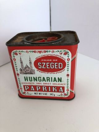 Vintage Paprika Tin