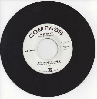 Northern Soul 45 - Adventurers - Easy Baby / A Good Girl Is So Hard To Find D.  J.
