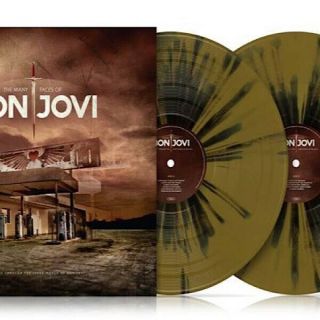 The Many Faces Of Bon Jovi Ltd Edition Double Gatefold Coloured Vinyl Gold Black