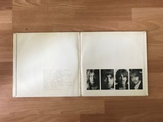 The Beatles White Album Mono No EMI Number 0015093 W/poster/photos/inner ' s 5
