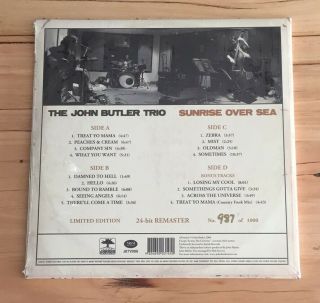 Vinyl - John Butler Trio - Sunrise Over Sea & Grand National - 987/1000 - Pairs 3