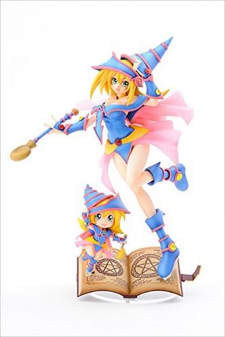 Hobby Japan Yu - Gi - Oh Duel Monsters Black Magician Girl With Chibi Figure
