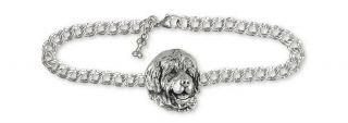 Newfoundland Bracelet Jewelry Sterling Silver Handmade Dog Bracelet Nu3 - B