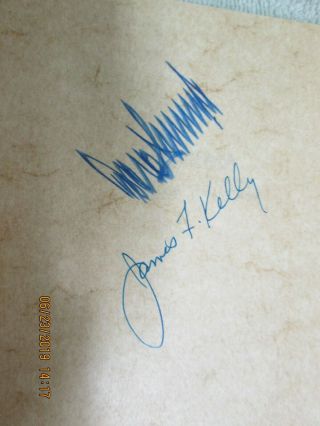THE ART OF THE DEAL 1ST EDITION (1987) W/ DONALD TRUMP / JAMES KELLY AUTOGRAPH 2