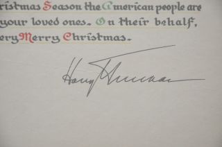 Historic To the Men & Women Berlin Airlift Signed Letter Harry Truman 12/21/1948 4