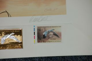 Bundle of 4 Gold Medallion Federal Duck Stamp Prints 1987/1988 - 1990/1991 5