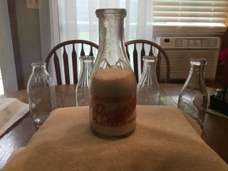 VERY RARE WW2 WWII V For Victory Milk Bottle. 2